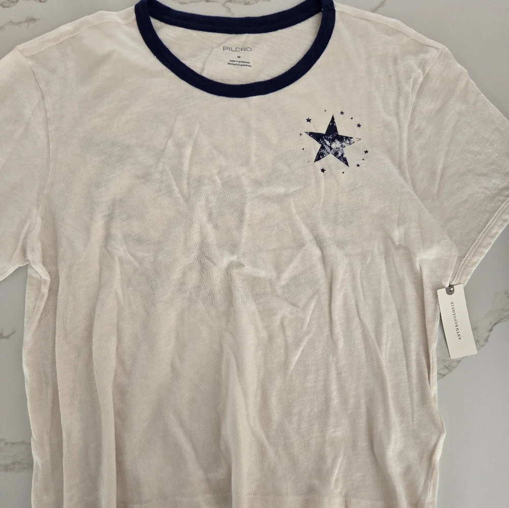 NWT Pilcro Cotton Graphic Tee - Picture 3 of 10